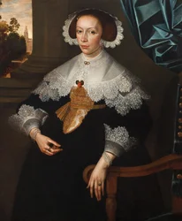Muotokuva Firenze-Marguerite de Renesse-Warfuséesta, Grimbergenin kreivitär, 1641 (pari 3114329)