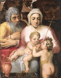 Pyhä perhe Pyhän Johannes Kastajan kanssa, 1546