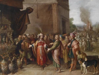 Kroisos esittelee Solonille aarteitaan