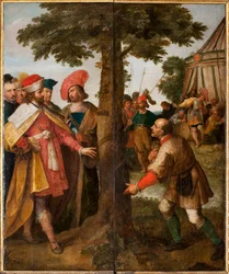 Puun kaatumisen ihme. Pyhän Gummaruksen ihme, 1627.