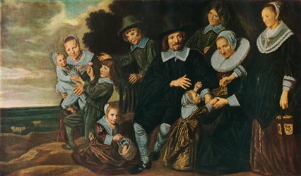 Perheryhmä maisemassa, 1647-50