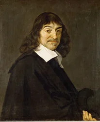 Rene Descartes, muotokuva Frans Halsin kadonneen alkuperäiskuvan mukaan ...