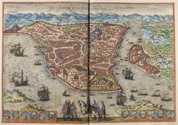 Bysantti. Konstantinopolis: Maailman kaupungit, 1572