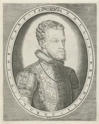 Muotokuva Kaarle V:stä Habsburgista tai Filip II:sta Espanjasta Kuninkaat, kuningattaret, prinssit ja prinsessat (sarjan nimi)