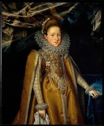 Habsburgien arkkiherttua Maria Magdalena, Steiermarkin arkkiherttua Kaarle II:n tytär (öljy kankaalle).