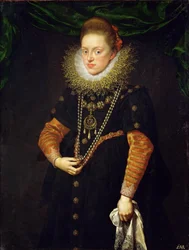 Itävallan Constancen muotokuva 15881631, Puolan kuningatar, noin 1603