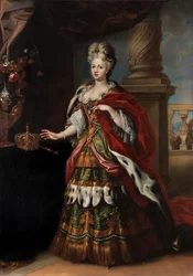Frans van Stampart Muotokuva Elisabeth Christine Brunswick-Wolfenbüttelistä