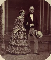 Mathias ja Elise Hoeusermann, 1850-60-luvut.