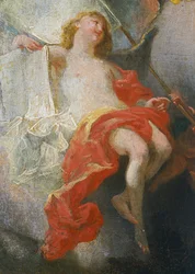 Enkelit, yksityiskohta jesuiittojen lähetystyöstä koko maailmaan, Franz Anton Maulbertsch (1724-1796). Saksa
