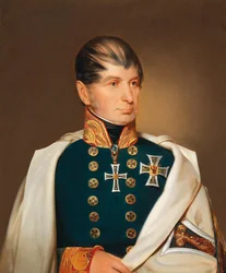 Itävalta-Esten arkkiherttua Maximilian Joseph 1782-1863 Saksalaisen ritarikunnan suurmestarina.