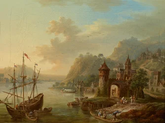 Eine Rheinlandschaft