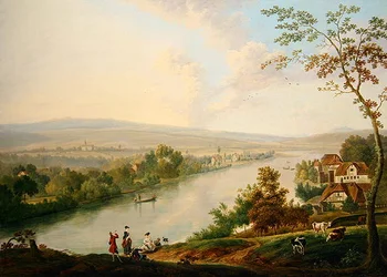 Jokimaisema, n. 1765–1775 (öljy kankaalle)