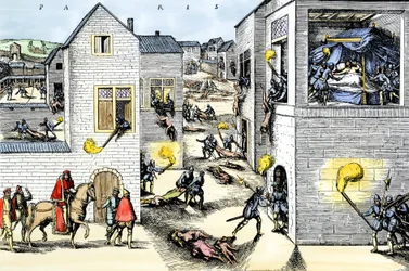 Uskonsodat: Gaspard de Colignyn (amiraali de Coligny) murha