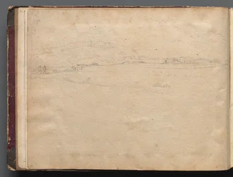 Albumi näkymistä Roomaan ja ympäristöön, Maisematutkimukset, sivu 03b: Roman Panoramic Landscape