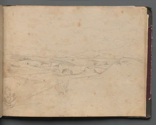 Albumi näkymistä Roomaan ja ympäristöön, Maisematutkimukset, sivu 40a: Roman Landscape