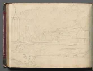 Albumi näkymistä Roomaan ja ympäristöön, Maisematutkimukset, sivu 48b: Roman Landscape