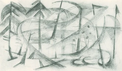 Franz Marc - Luonnoslehti kentältä - Sheet 35