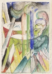 Lumivuohi; Bergziegen, 1914