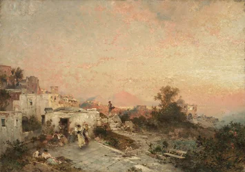 La Tarantella, Posilipo, Napoli, noin 1895