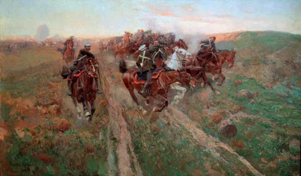 Kohtaus Kuryuk-Daran taistelusta heinäkuussa 1854, 1900.