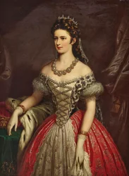 Muotokuva Elisabeth Baijerista.