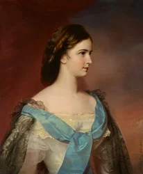 Saksa: Itävallan keisarinna Elisabethin muotokuva (1837-1898) Itävallan keisarinna Elisabethin muotokuva (1837-1898)
