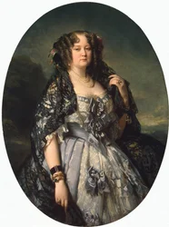 Prinsessa Sophia Radziwillin muotokuva, 1864