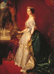 Keisarinna Eugenie, n. 1852 (öljy kankaalle)