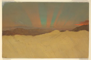 Piirros, Aurora Borealis, 1860-70
