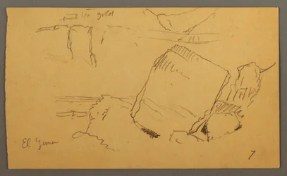 Piirros, lohkareita, helmikuu mahdollisesti 1868