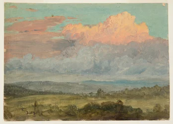 Piirros, Pilvet, Hudsonin laakso, New York, heinäkuu 1866.
