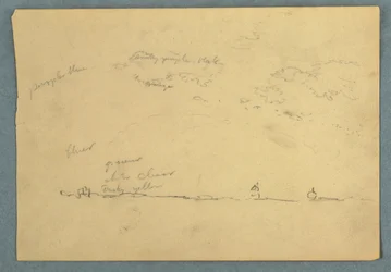 Piirros, Pilviä horisontissa, 1857