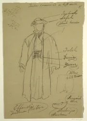 Piirustus, Effendi Gentleman, 1868