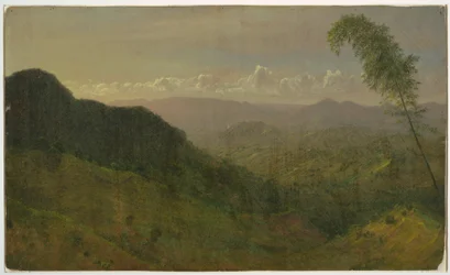 Piirros, Kumpuileva maisema, 1865
