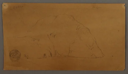 Piirros, jäävuori, Labrador, Newfoundland tai Nova Scotia, 1859.
