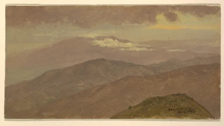 Piirros, maisema, elokuu 1865