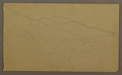Piirustus, maisema, touko-elokuu 1865