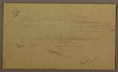 Piirros, maisema, toukokuu 1865