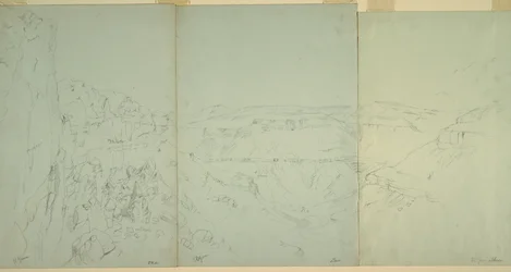 Piirros, Maisema El Yemanissa, 1868