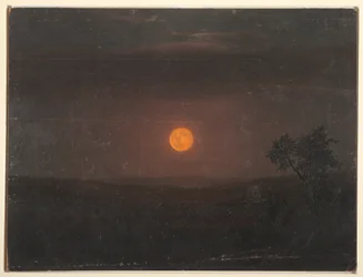 Piirros, Kuunvalo, Churchin tila, n. 1865.
