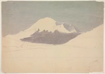 Piirros, Chimborazo-vuori, Ecuador, heinäkuu 1857