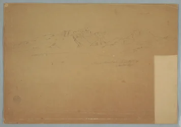 Piirros, Vuoristoalueet ja jylhät huiput, lähellä Machachia, Ecuador, 19. kesäkuuta 1857.