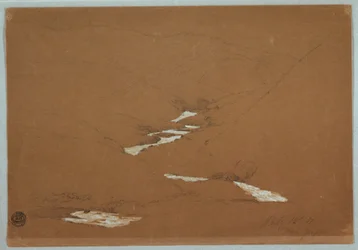 Piirros, Kapea vuoristolaakso ja kaskadipuro lähellä Ysapania, Ecuador, 12. heinäkuuta 1857.
