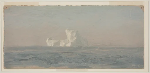 Piirros, Icebergin edustalla, Newfoundland, kesäkuu 1859.