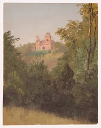 Piirros, Olana lounaasta, n. 1872.
