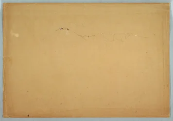 Piirros, Katahdin-vuoren ääriviivat, Maine, n. 1856-60.