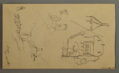 Piirustus, Kasvitutkimus, Kasvi-merkinnät, Vesiputous, 1868