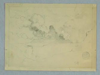 Piirros, Sangay-tulivuori purkautuu, Ecuador, 1857-62.