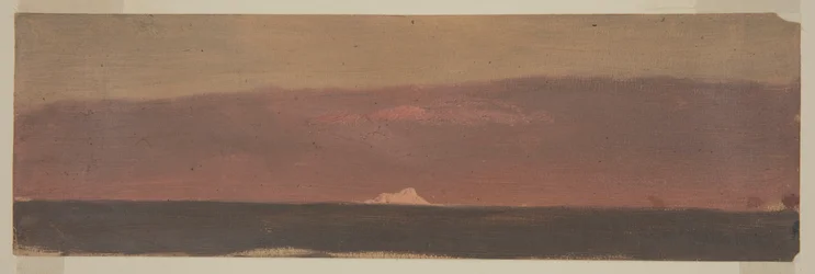 Piirros, Merimaisema ja jäävuori, 1859