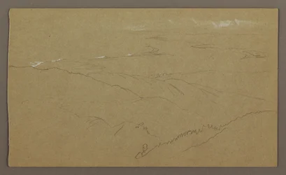 Piirros, Ranta ja meri, "Bloxburgh", elokuu 1865.